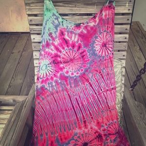 Beach Dress, Tie-dyed